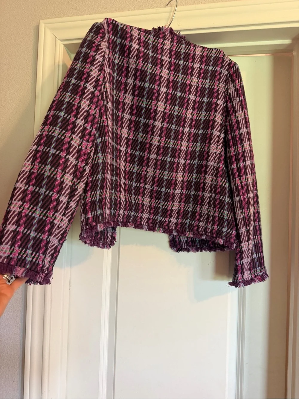 Kate Spade New York plaid tweed dress & jacket
